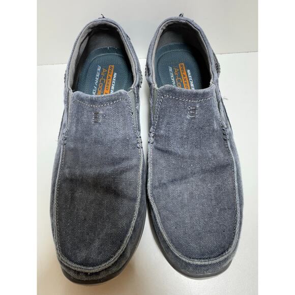 Skechers Relaxed Fit Memory Foam Men’s Blue Slip On Loafer Sz 11 Relaxed Fit - Picture 7 of 8